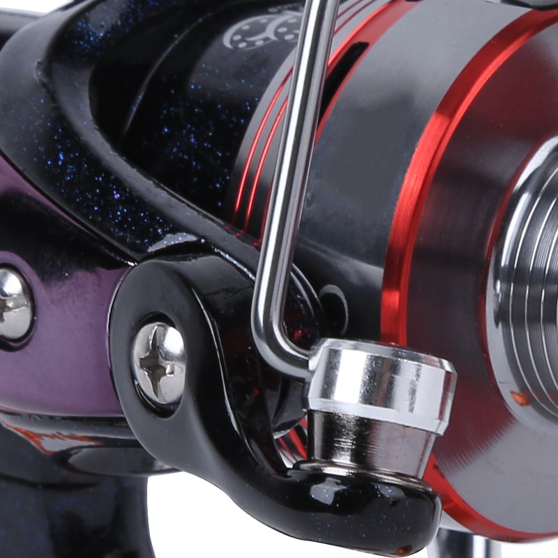 Hand Brake Metal Spool Fishing Wheel 6 Bearings Lure Rear