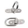 D Ring Tie Down Anchor 1/4" Heavy Duty Trailer Anchor