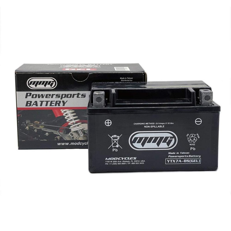 MMG YTX7A-BS Gel Cell Sealed Factory Activated High Performance Powersports