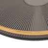 Round Tray with Gold Handle Elegant Multi Functional Golden Rim