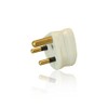 CDL Micro 2 Amp 3 Pin Round Pin Mains Plug