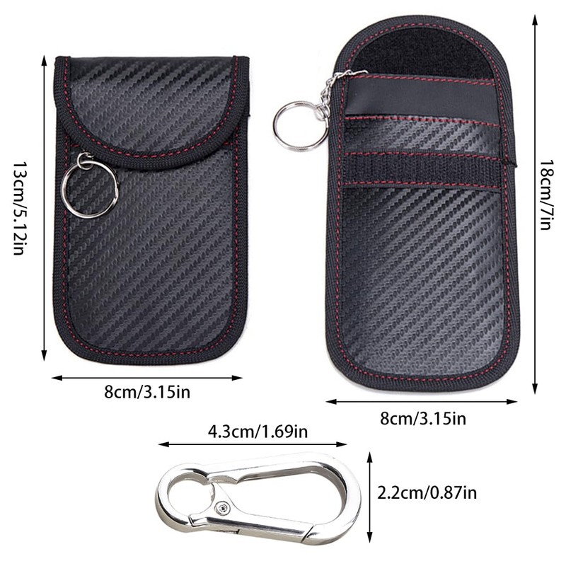 Faraday Pouch,Car Key Blocker Pouch, Keyless Blocking Key Case, RFID