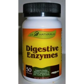 JD Naturals DIGESTIVE ENZYMES X 50 capsules