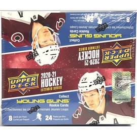 Upperdeck 2020/21 Upper Deck Extended Series Hockey 24-Pack Retail Box 24 Packs Per Box,8 Cards Per Pack