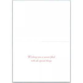 Unbranded HOLLY & BERRY SEASON'S GREETINGS Christmas Greeting Card Envelope MG75