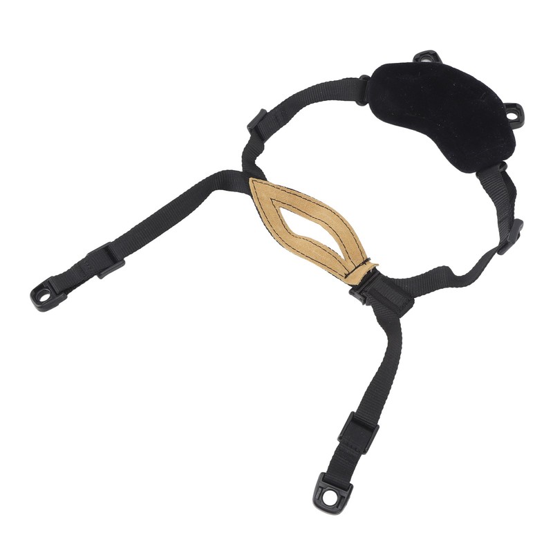 Helmet Chin Strap Outdoor Adjustable 4 Points Chin Strap for