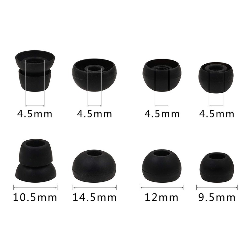 ALXCD Ear Tips for PB2 Powerbeats 3 Headphone, S/M/L 3