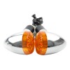 Juego 2piezas De Direccionales Para Suzuki Gn 125 Gn125f Naranja