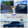 Car Rear Side Window Sunshade-2 Pack,Screen car Camping Trip,Breathable Soft