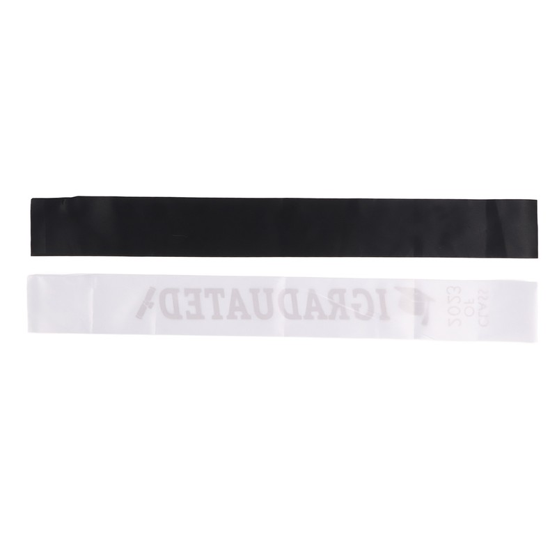 5 Sets Graduation Sash Polyester Party Congratulation with Letter Keepsake
