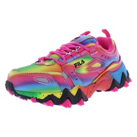 Fila Oakmont Tr Girls Shoes Size 2.5, Color: Pink/Multicolor