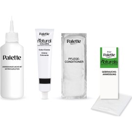 Palette Naturals Permanent Hair Colour 3-0 Dark Brown (3 x 115 ml), Nourishing Hair Colour without Ammonia, Colouration for up to 100% Grey Coverage