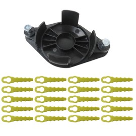 Vicue New Replacement for Bladed Trimmer Head Replacement for Ryobi String Trimmer 18V 24V Hybrid, for AC052N1 Weed Eater Bladed Head with 20Pcs Spare Blades