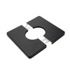 Tsnamay 2 Pcs Wall Split Flange, ABS Square Self-Adhesive Escutcheon