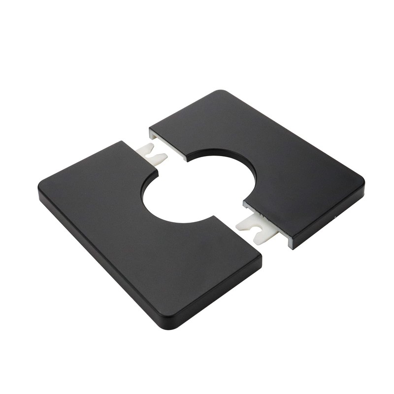 Tsnamay 2 Pcs Wall Split Flange, ABS Square Self-Adhesive Escutcheon