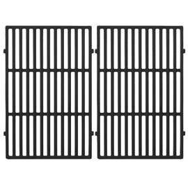 E310 17.5" 7638 7639 Grill Grates for Weber Spirit I & II 300, Spirt E310 E320 E330 S310 S320 S330, Cast Iron Cooking Grates, Grill Replacement Parts for Genesis Silver/Gold, Genesis 1000-3500