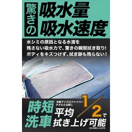 RechargePlus Professional Recommended Car Wash, Super Absorbent Towel Cloth, Set of 2