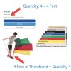 TheraBand RED Theraband by the FOOT resistance exercise band Physical