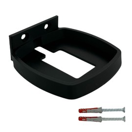 Generisch Wandhalterung für Fritz!Fon C6, 3D-Druck, mit Schrauben und Dübel (Schwarz)