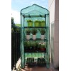 5 Tier PE Greenhouse Complete Set With PE Cover Green