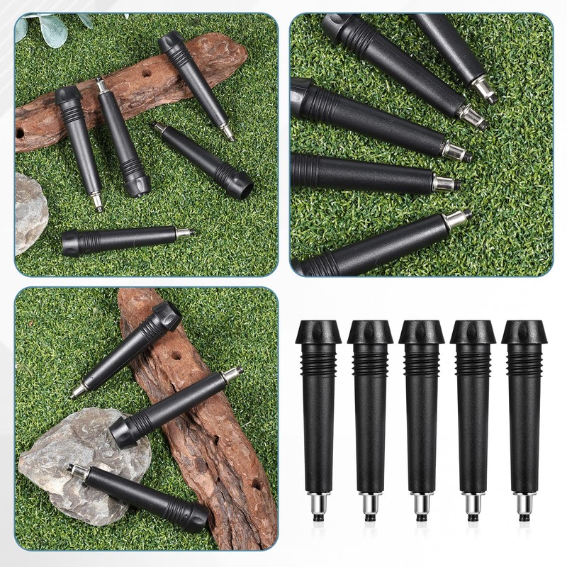 5 Pack Trekking Pole Carbide Tips Universal Hiking Rod End