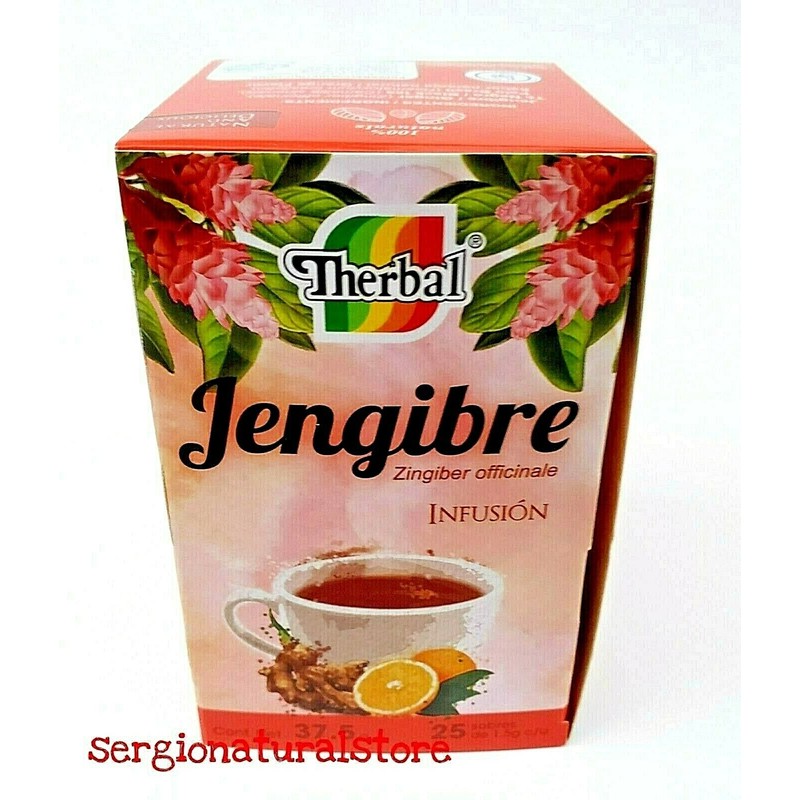 Therbal Ginger Tea / Te de Jengibre Therbal Brand 25