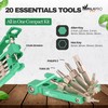 IMPALAPRO Multitool Bicycle 20-in-1 Compact and Ultralight (117.5 g) Chrome