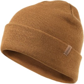 FURTALK Beanie Hat Men Women Winter Hats Cuffed Plain Unisex Knit Slouch Beanie Hat for Men Womens Warm Cozy Skull Cap Camel