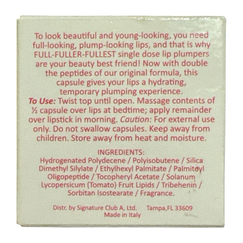 Signature Club A Full Fuller Fullest Lip Plumper Lip Plumping