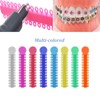 Pack of 1040 Orthodontic Ligature Ties for Braces, Coloured
