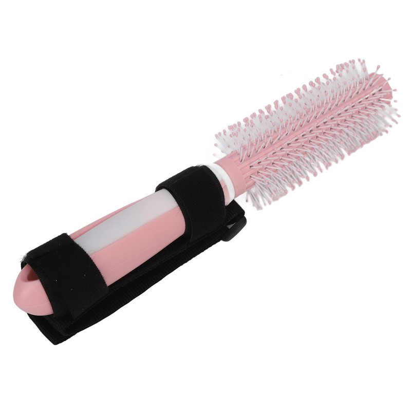 Handicapped Auxiliary Comb Portable Plastic Handle Comb Hair Brush for
