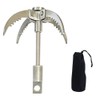 Grappling Hook Stainless Steel Claw Carabiner for Outdoor Survival Underwater