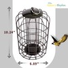 Nature's Rhythm Outdoor Hanging Bird Feeder Cage Mesh Tube Squirrel