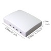 GINTOOYUN Fiber Optical Terminal Junction Box，4-Port Fiber Panel Box Desktop
