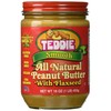 Teddie Smooth All Natural Peanut Butter with Flaxseed (Pack of