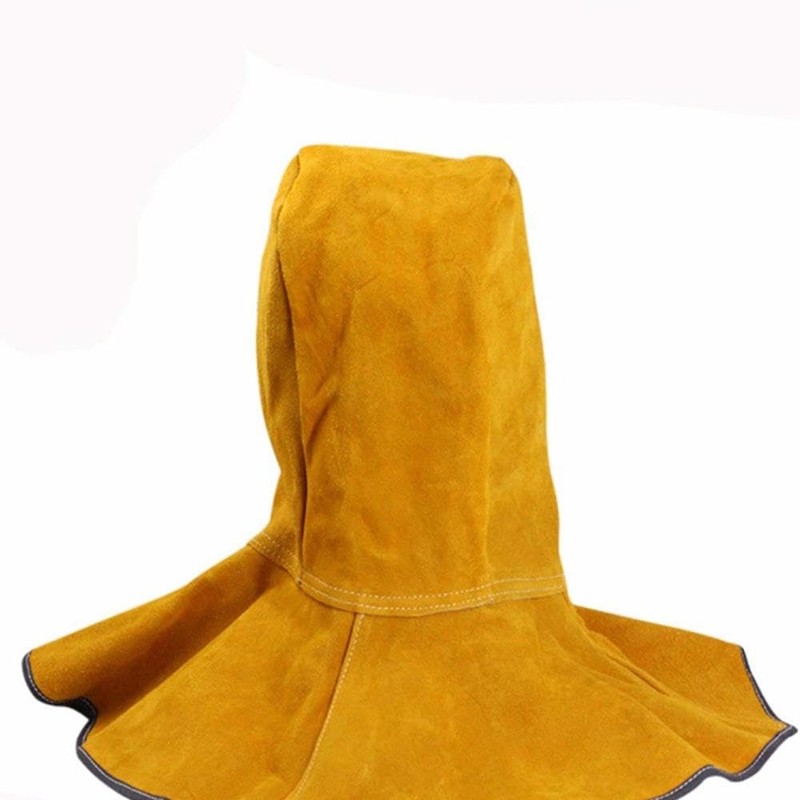 SEIWEI Leather Welding Hood Cowhide Split Leather Welding Mask Cover