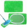Aeaocvo 2 Pack Microfiber Mop Pads Reusable Mop Pads for