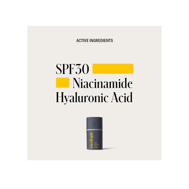 Geologie/SPF30/Men/Moisturizing Cream/50ml/2Pcs