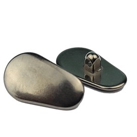 LMP Optical Supply Titanium Nose Pads 12mm Teardrop Screw-in for Eyeglass Nose Pads for Eyeglasses and Sunglasses 1 Pair (13mm Teardrop)