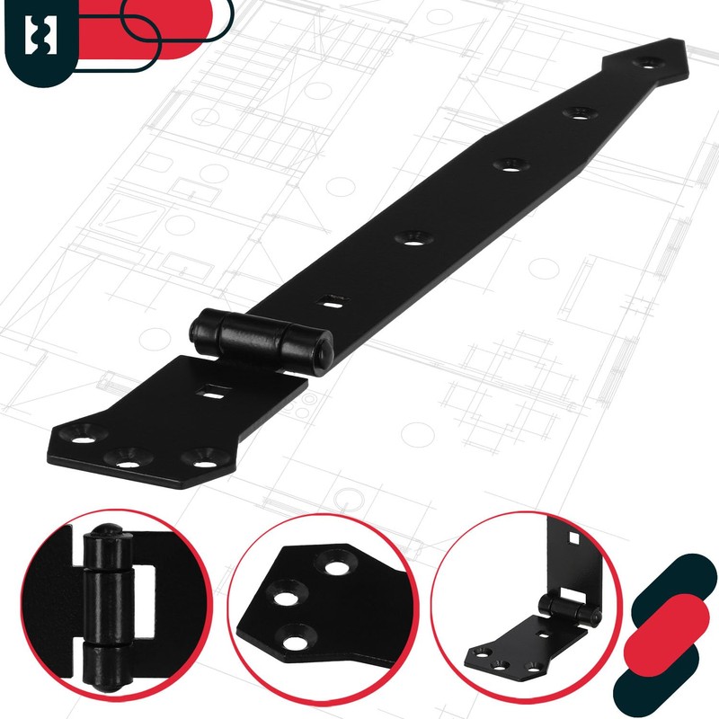 KOTARBAU® Door Hinge Door Hinge Powder Coated Shop Hinge Cross