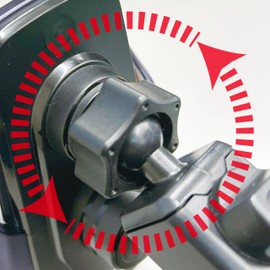 Japanese Body Parts BP-B010 Car Supplies, Automatic Opening and Closing Smartphone Holder, Wireless Charging LED & Piano Black