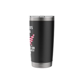 Divided States of America Decency Integrity Competence Adult Stainless Steel Insulated Tumbler