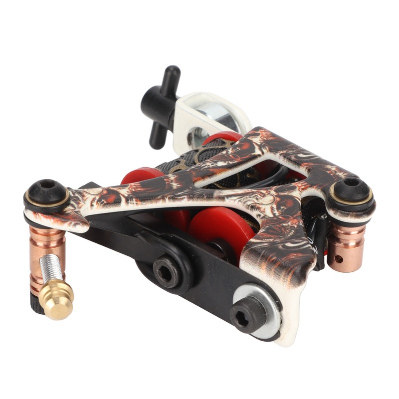 Coil Tattoo Machine Professional Iron Frame 10 Wraps Coil Liner