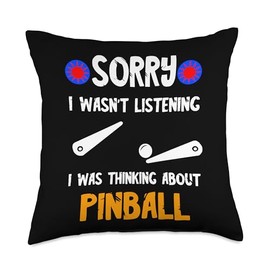 Pinball Flipper Automatic Arcade Game Retro Game Machine Throw Pillow