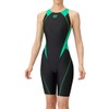 [Arena] Racing, One-Piece Spats (Open Back, Half Leg), Women's, Black