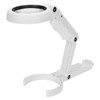 Desktop Handheld LED Magnifier 7X USB Battery Powered Reading Magnifying