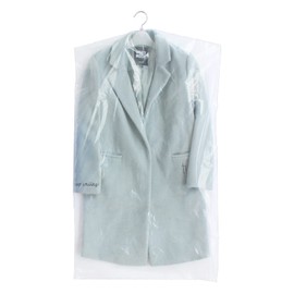 Belinlen 50 Pack 23.6x40inch Clear Plastic Clothes Covers for Hanging Clothes Dust Proof Garment Bags for Small Business Dry Cleaning Store and Home Closet Storage Suit Cover