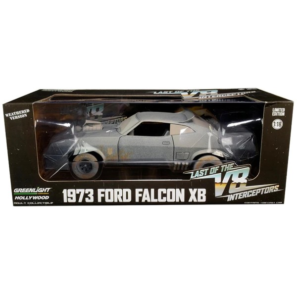 1973 Ford Falcon XB RHD (Right Hand Drive) (Weathered Version) Last of The V8 Interceptors (1979) Movie 1/18 Diecast Model Car by Greenlight 13559