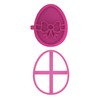 LissieLou Easter Egg with Bow Cookie Cutter and Stamp Easter