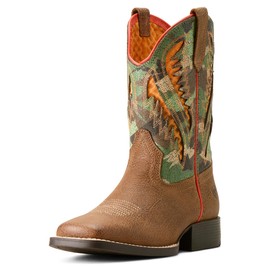 ARIAT Youth Quickdraw VentTEK Western Boot, Toasty Tan/Brushed Camo, 10